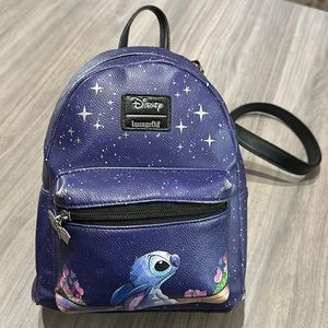 Stitch starry night Loungefly mini backpack